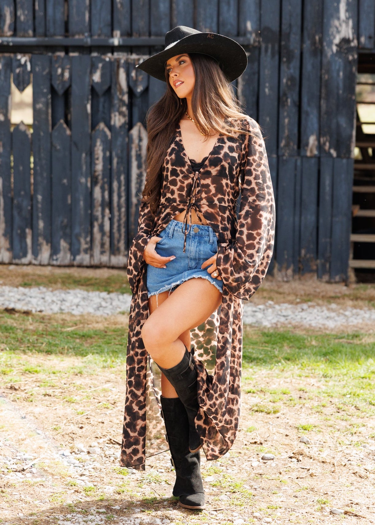 NEW!! Jet Setter Robe in Cheetah