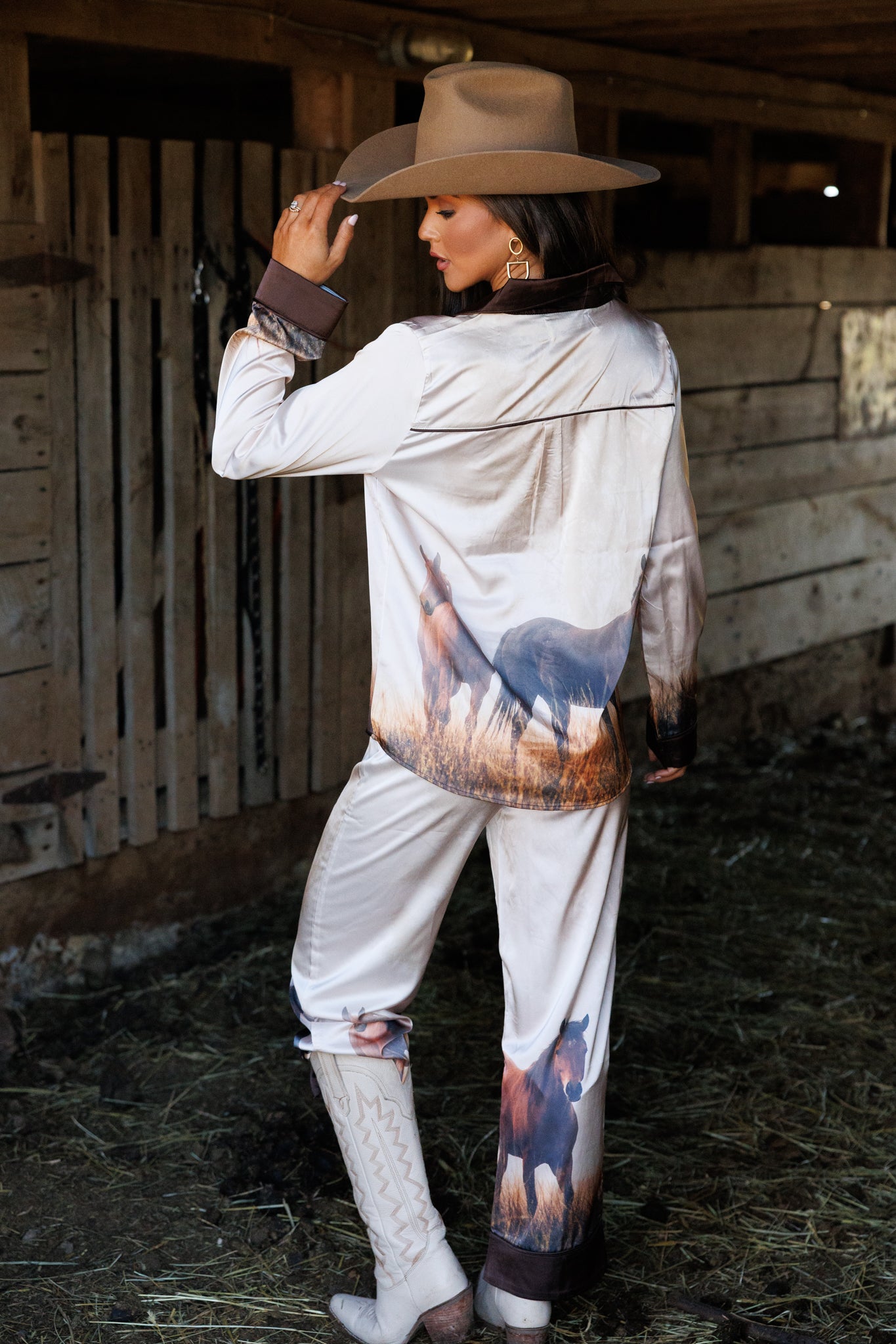 NEW!! Ranch Life Silky PJ Set