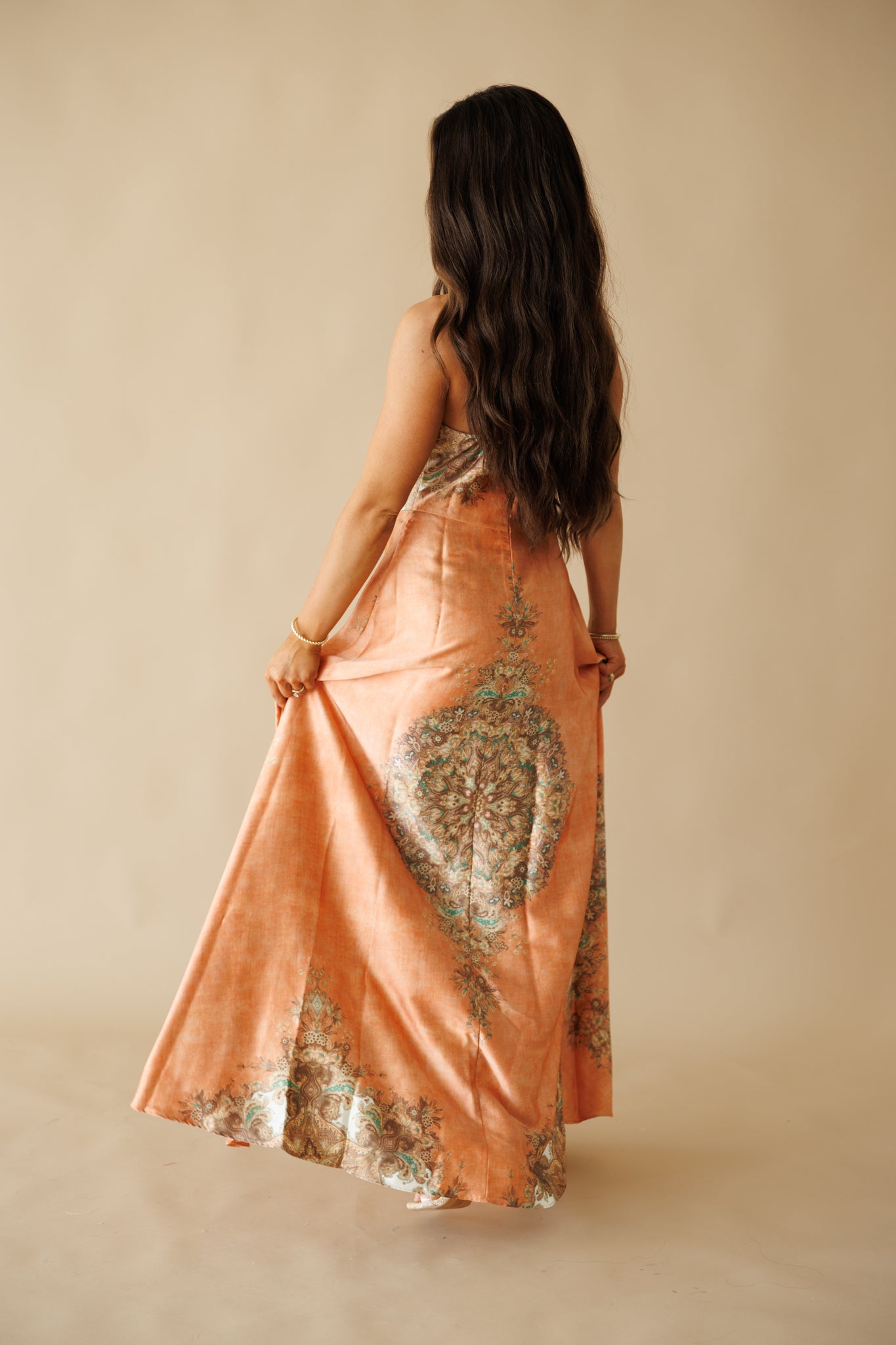 The "Sorrento" Halter Maxi Dress