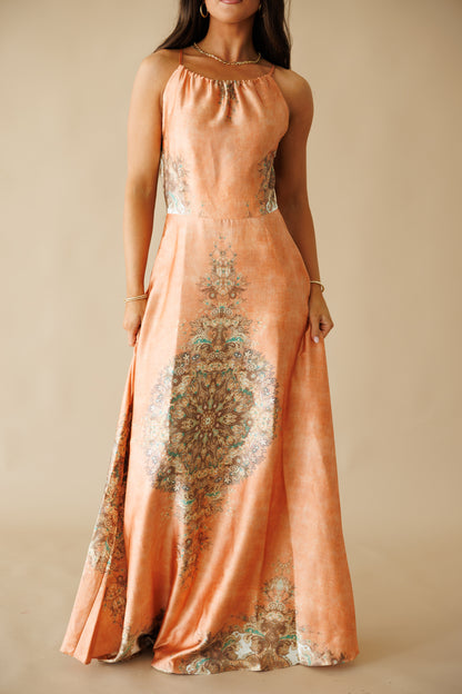 The "Sorrento" Halter Maxi Dress