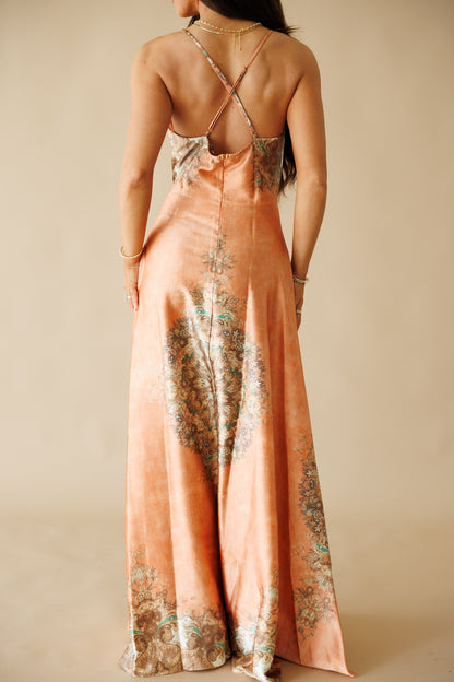 The "Sorrento" Halter Maxi Dress