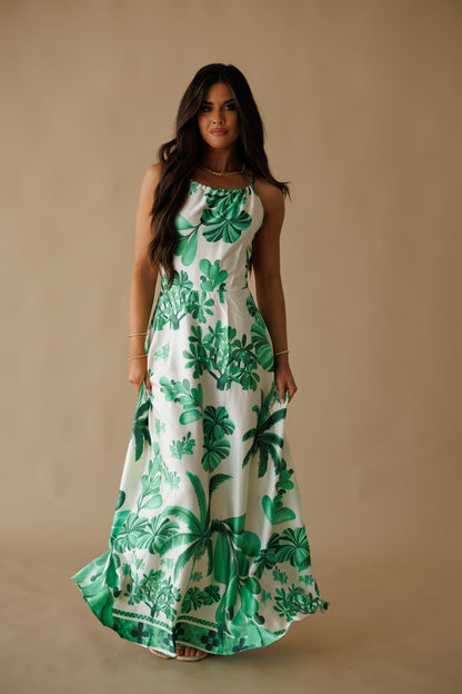 The "Newport" Halter Maxi Dress