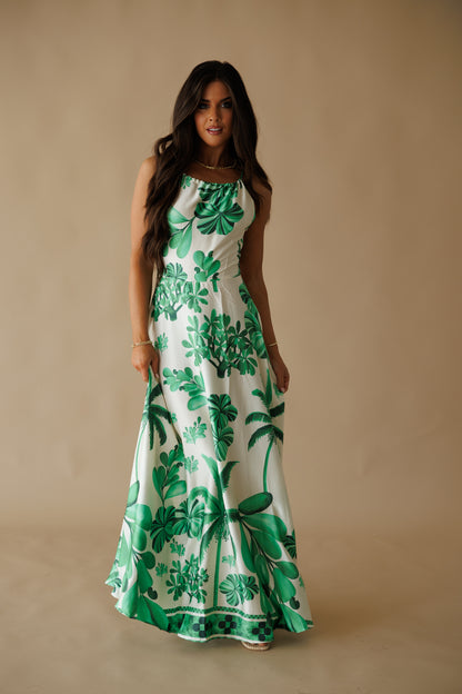 The "Newport" Halter Maxi Dress