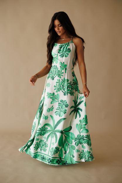 The "Newport" Halter Maxi Dress