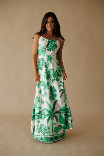 The "Newport" Halter Maxi Dress