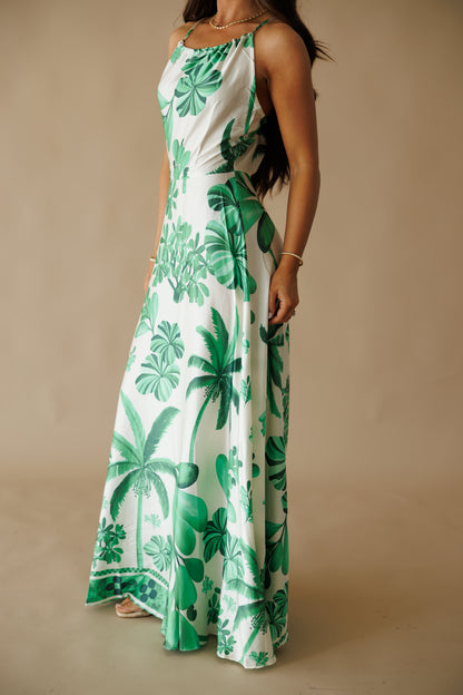 The "Newport" Halter Maxi Dress
