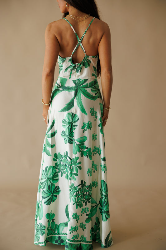 The "Newport" Halter Maxi Dress