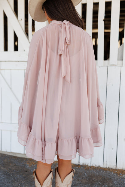 "Western Icon" Ruffle Mini Dress