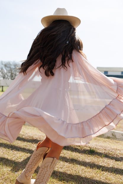 "Western Icon" Ruffle Mini Dress