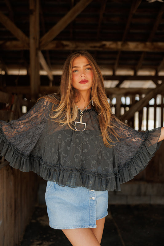 NEW!! Carly Cape Top