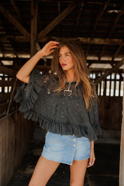 Carly Cape Top