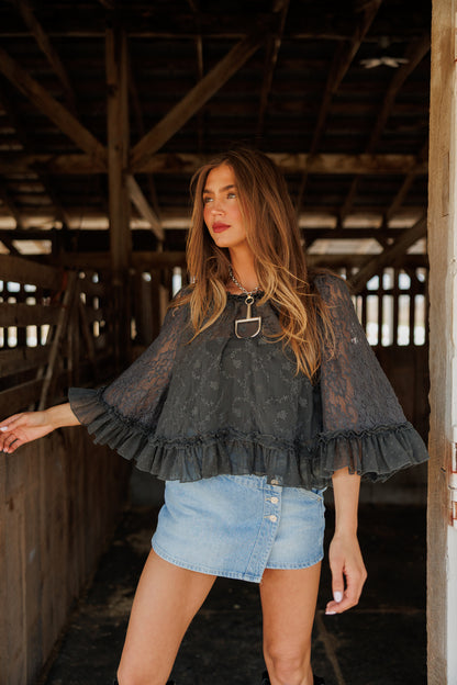 Carly Cape Top