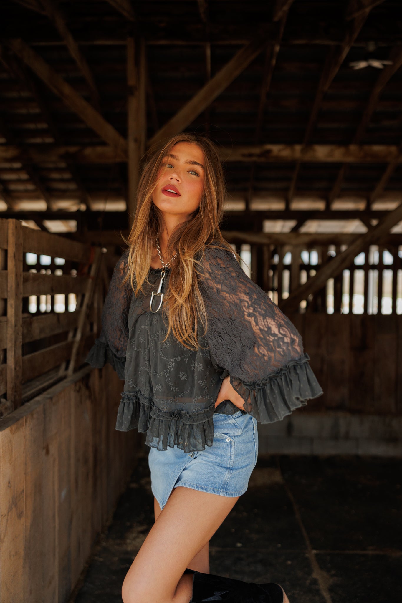 Carly Cape Top