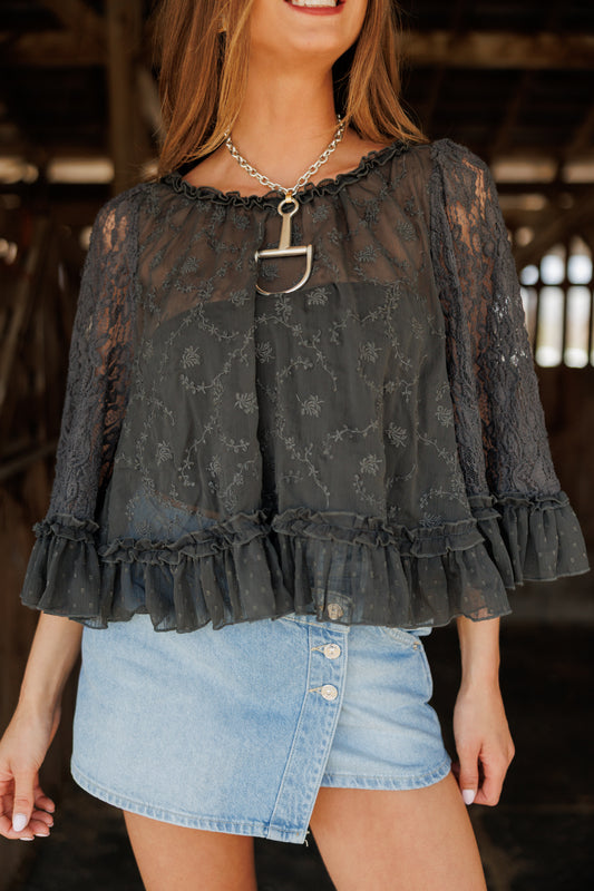 NEW!! Carly Cape Top