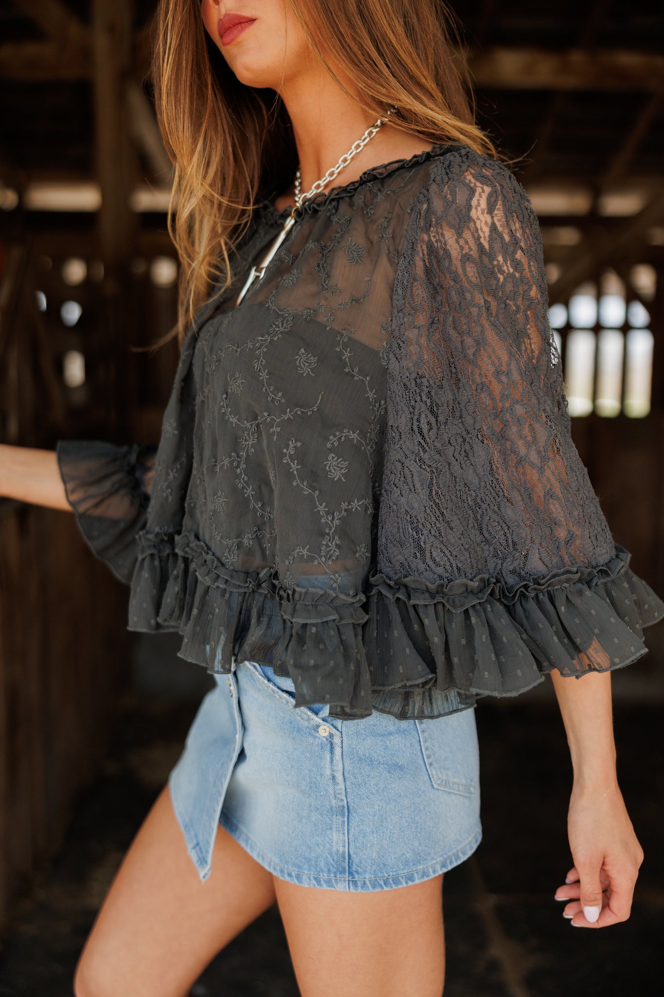 Carly Cape Top