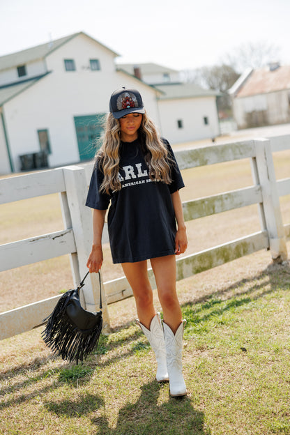 Darlin American Brand Tee - Black