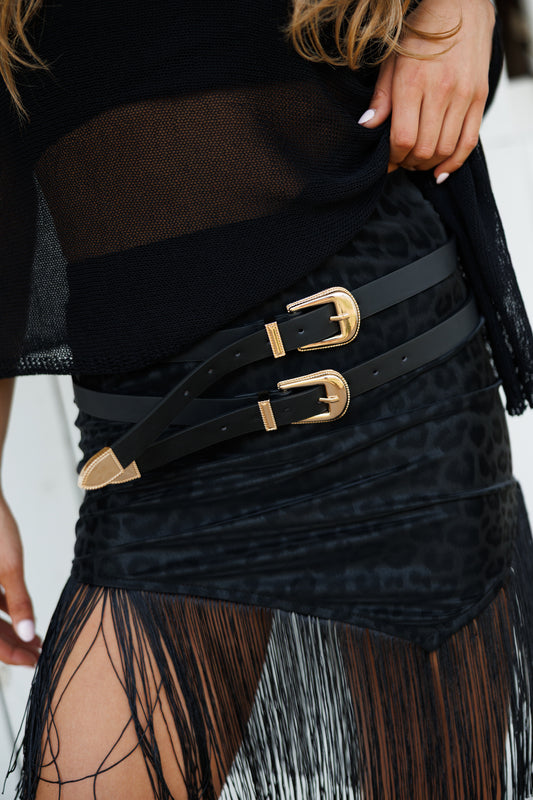 "Soundcheck" Double Buckle Belt