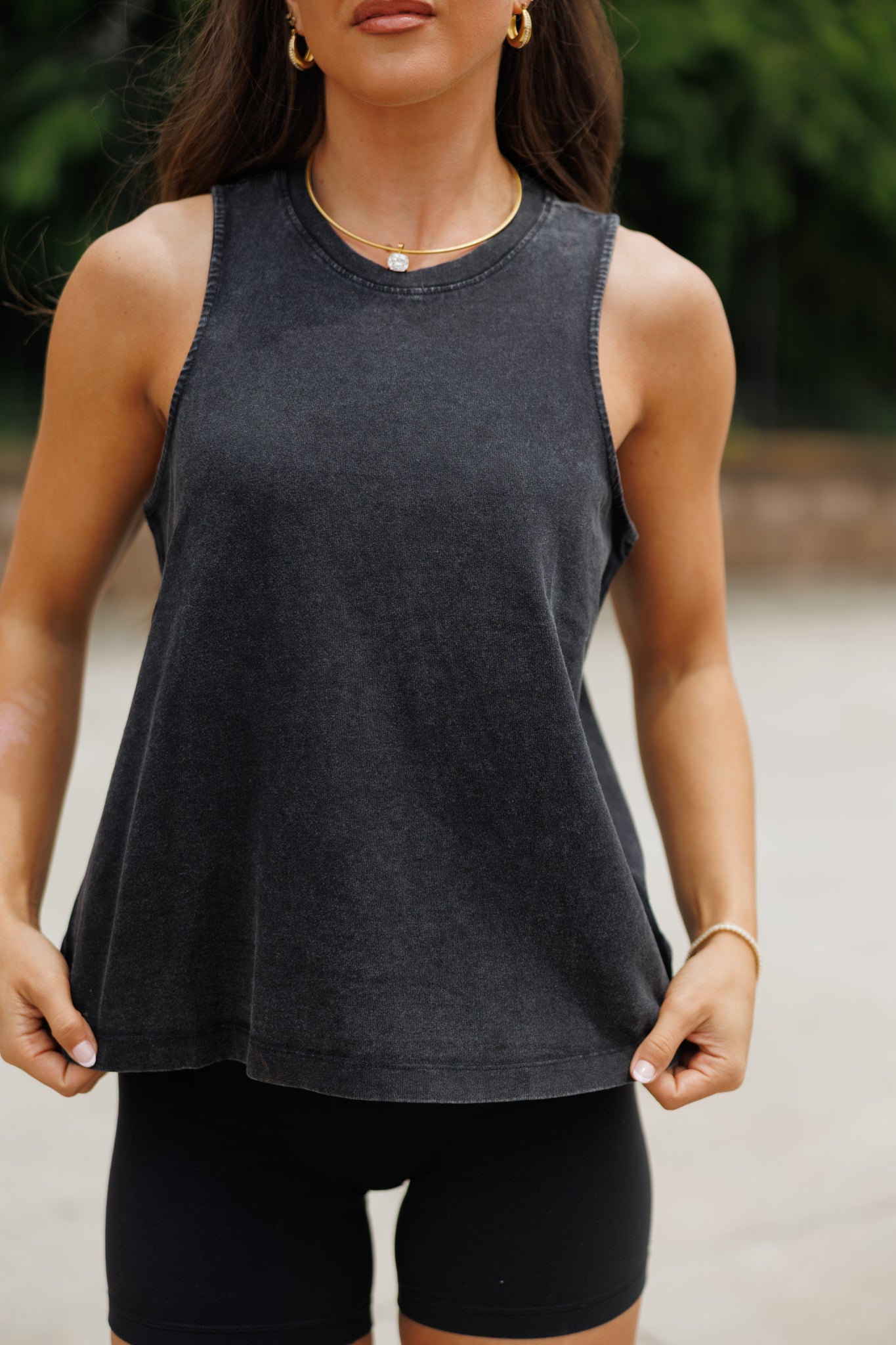 "Essentials" Tank in Black