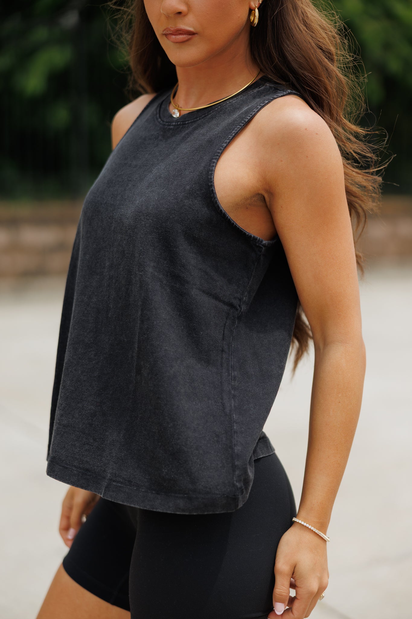 "Essentials" Tank in Black