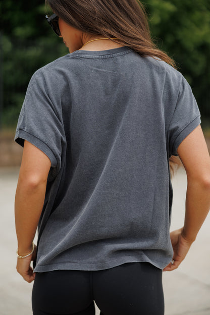 "Everyday" Tee in Charcoal