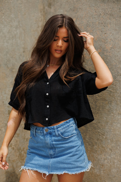 "Jessie" Top in Black