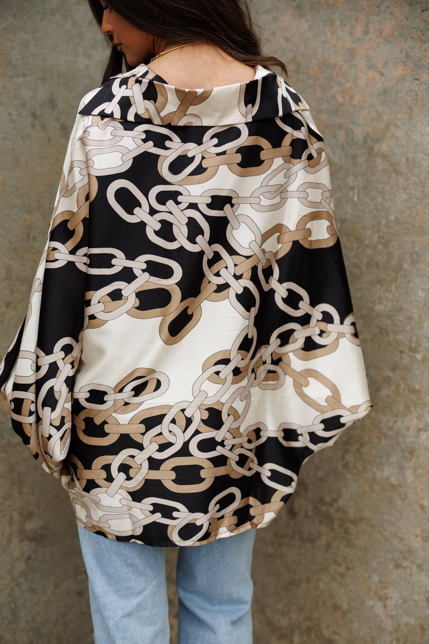 Chainlink Satin Top