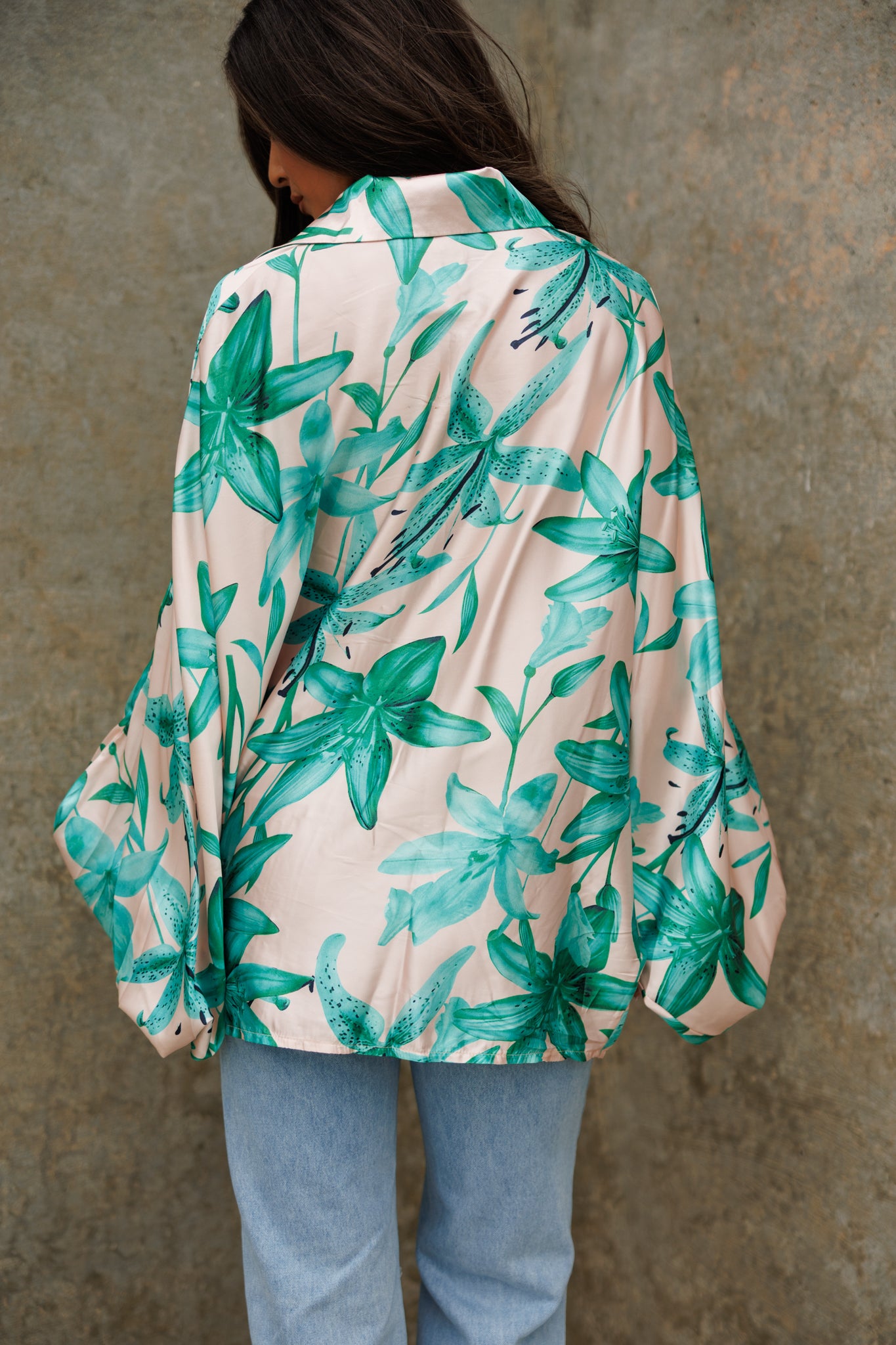 NEW!! Palm Beach Satin Top