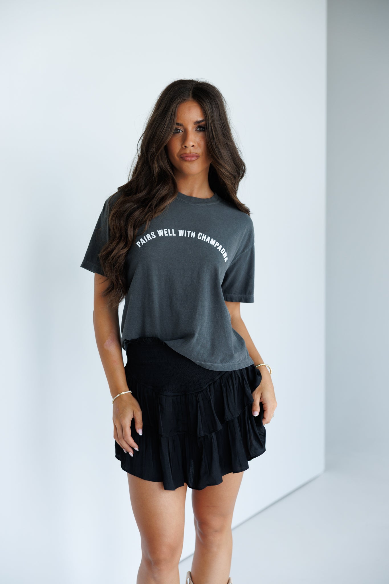 Pairs Well With Champagne® Cropped Tee