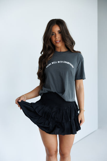 Pairs Well With Champagne® Cropped Tee