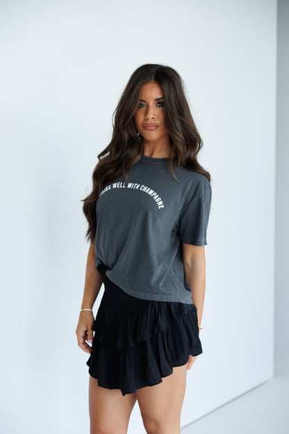 Pairs Well With Champagne® Cropped Tee