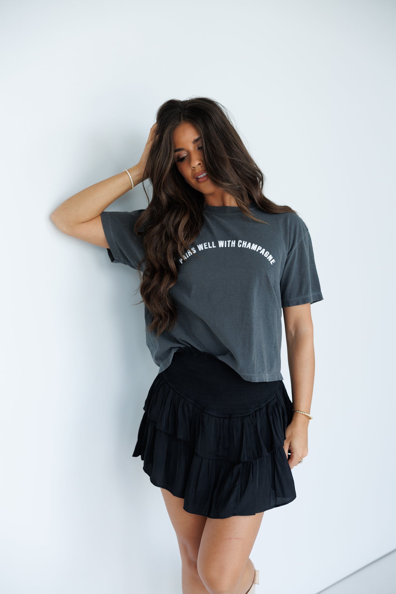 Pairs Well With Champagne® Cropped Tee