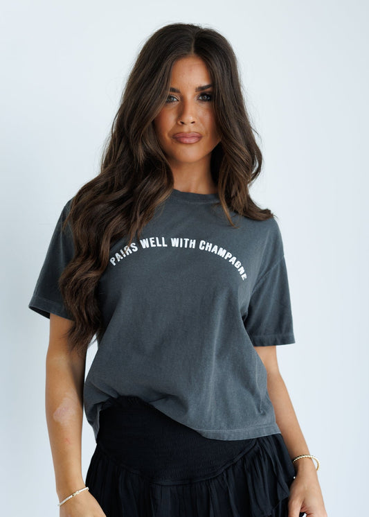 Pairs Well With Champagne® Cropped Tee