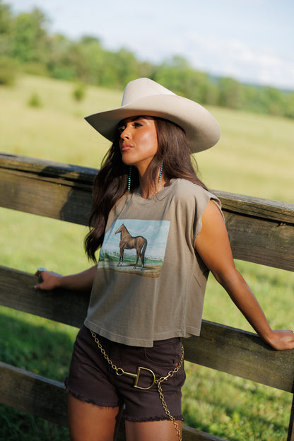 Equestrian Muscle Tee