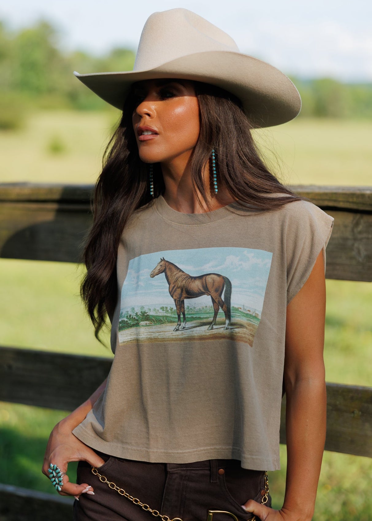Equestrian Muscle Tee