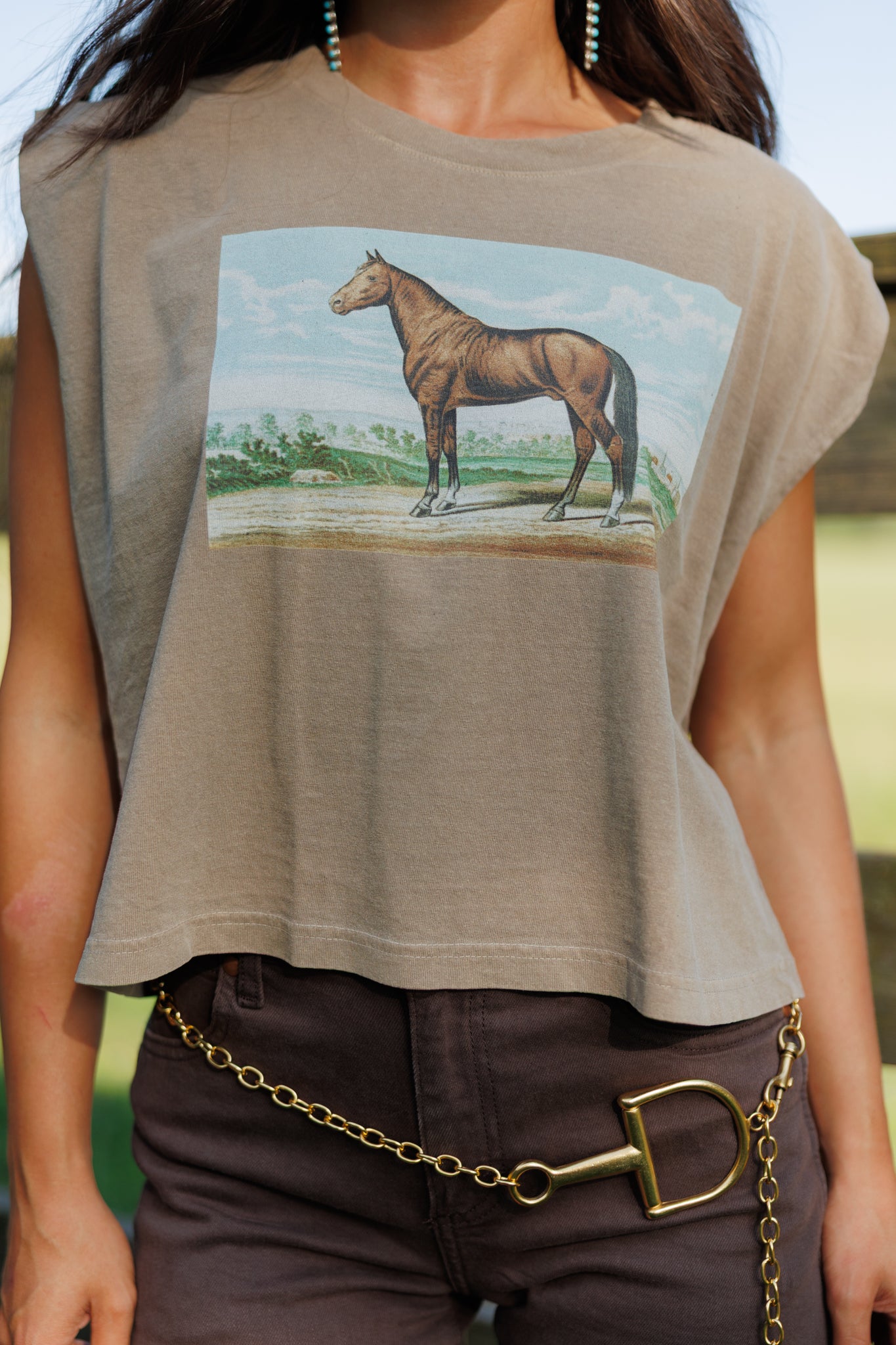 Equestrian Muscle Tee
