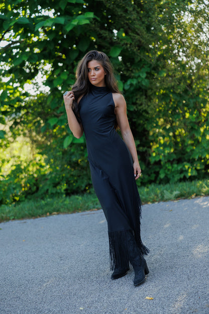 Houston Fringe Midi Dress
