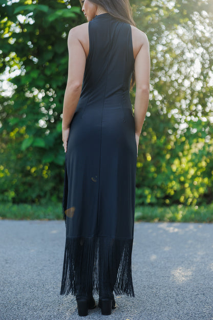 Houston Fringe Midi Dress