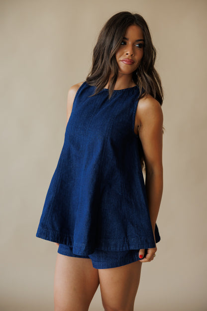 Desert Muse Denim Set in Dark Wash