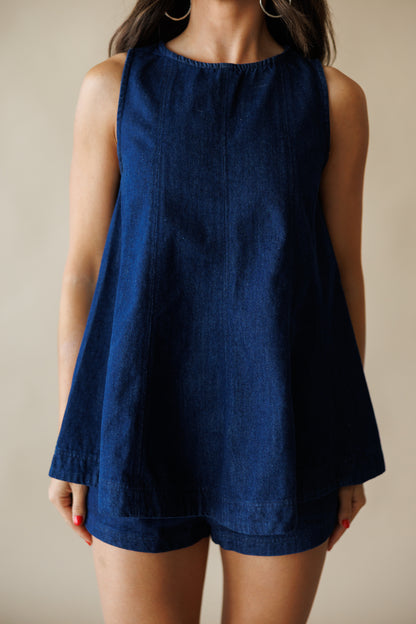 Desert Muse Denim Set in Dark Wash