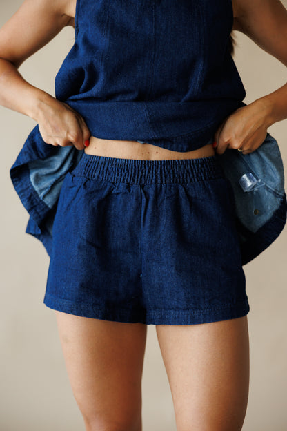 Desert Muse Denim Set in Dark Wash