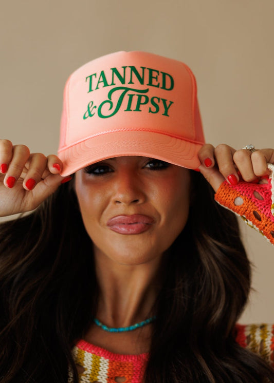 FINAL SALE!! Tanned & Tipsy Trucker Hat