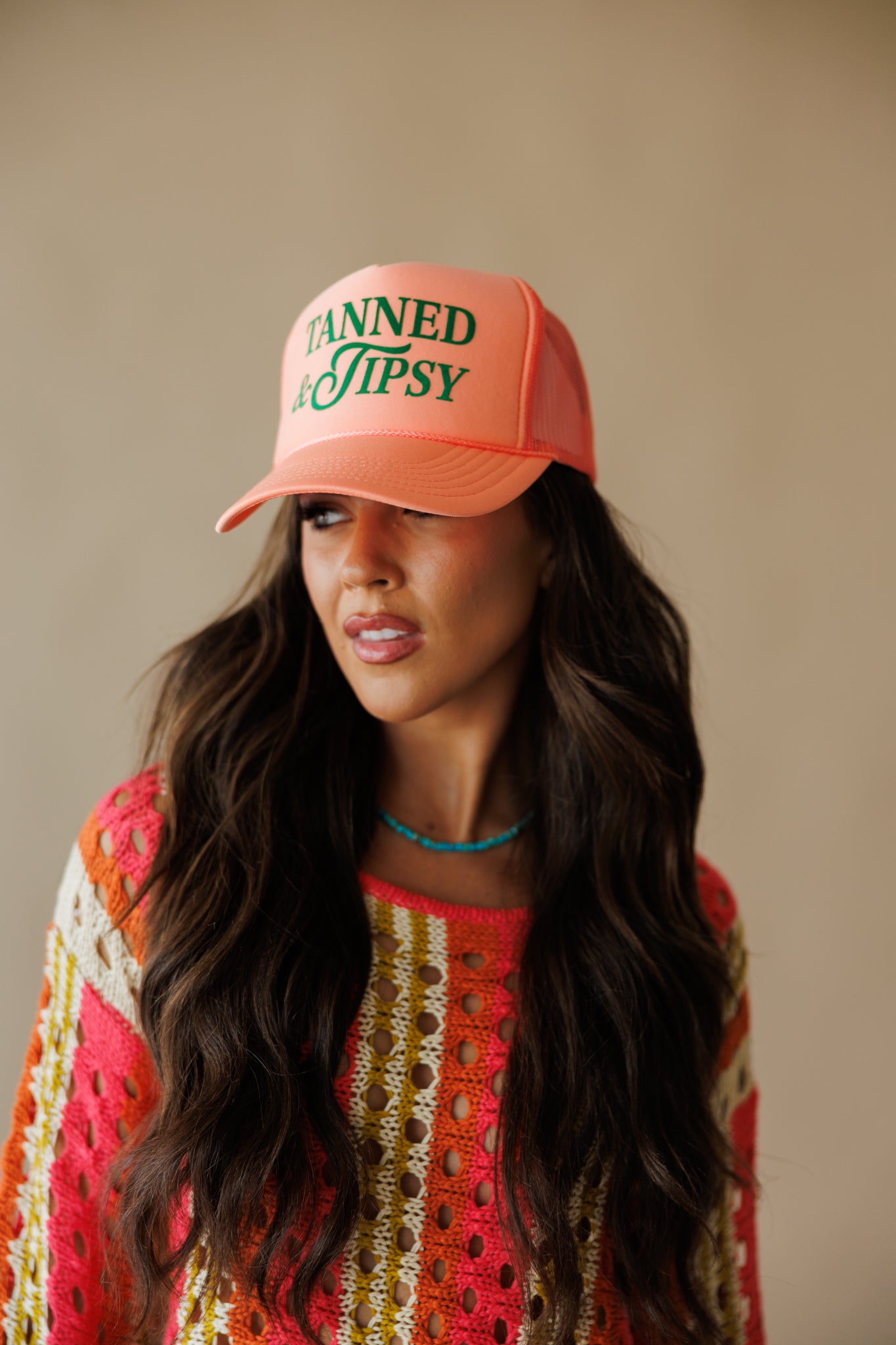 FINAL SALE!! Tanned & Tipsy Trucker Hat