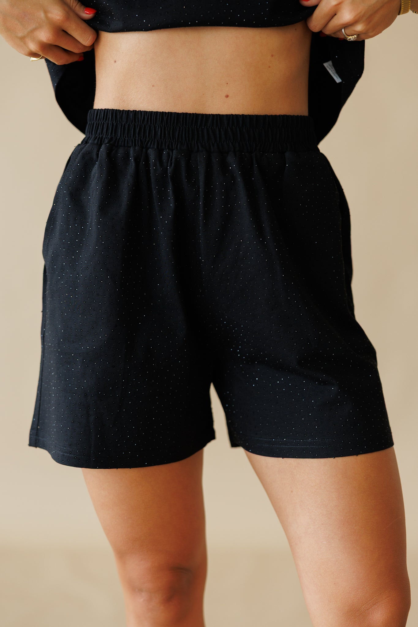 Summer Days Rhinestone Set in Black