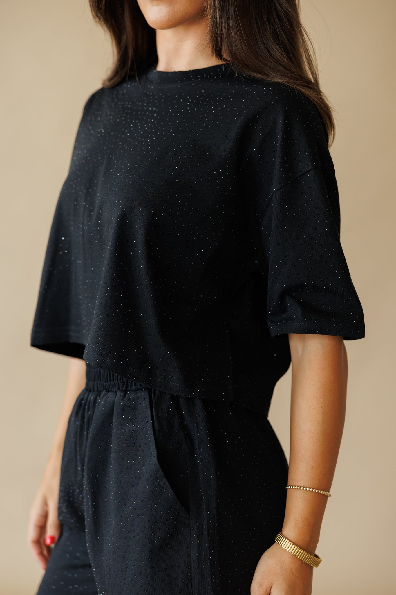 Summer Days Rhinestone Set in Black