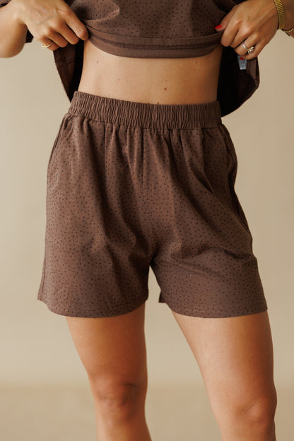 Summer Days Rhinestone Set in Brown