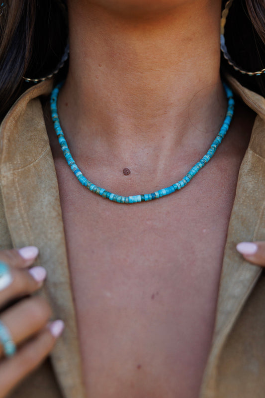 Turquoise Beaded Necklace