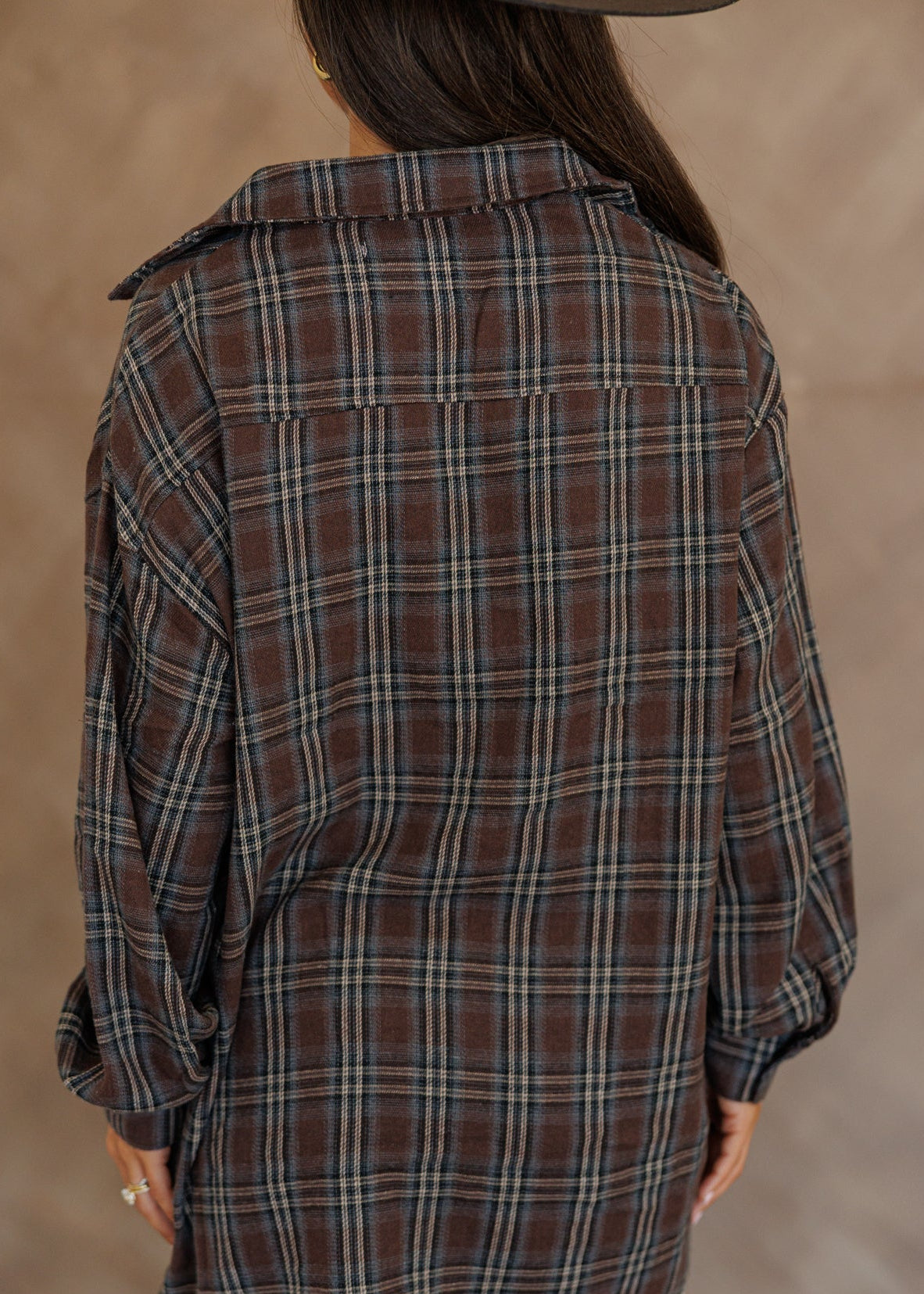 "Heritage" Plaid Button Down in Brown