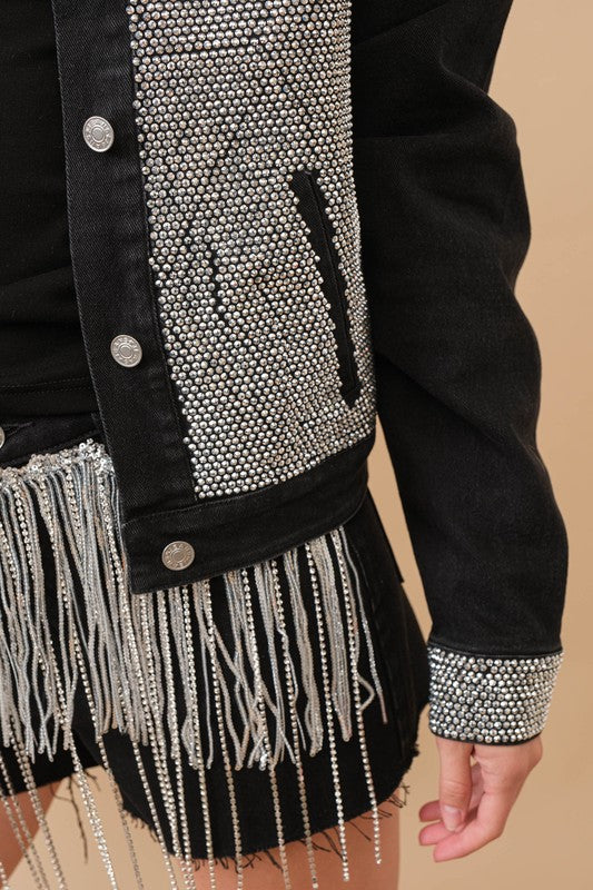 NEW!! The "All Over" Rhinestone Denim Jacket