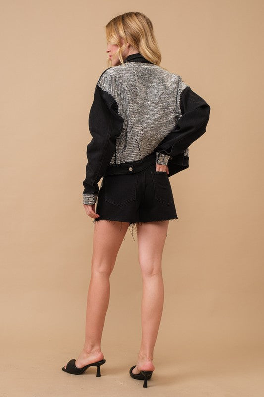 NEW!! The "All Over" Rhinestone Denim Jacket