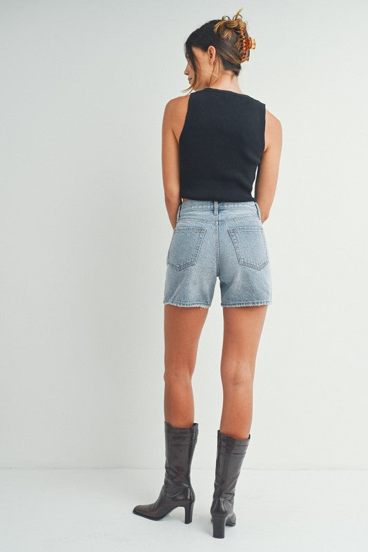 NEW!! Road Trip High Rise Denim Shorts